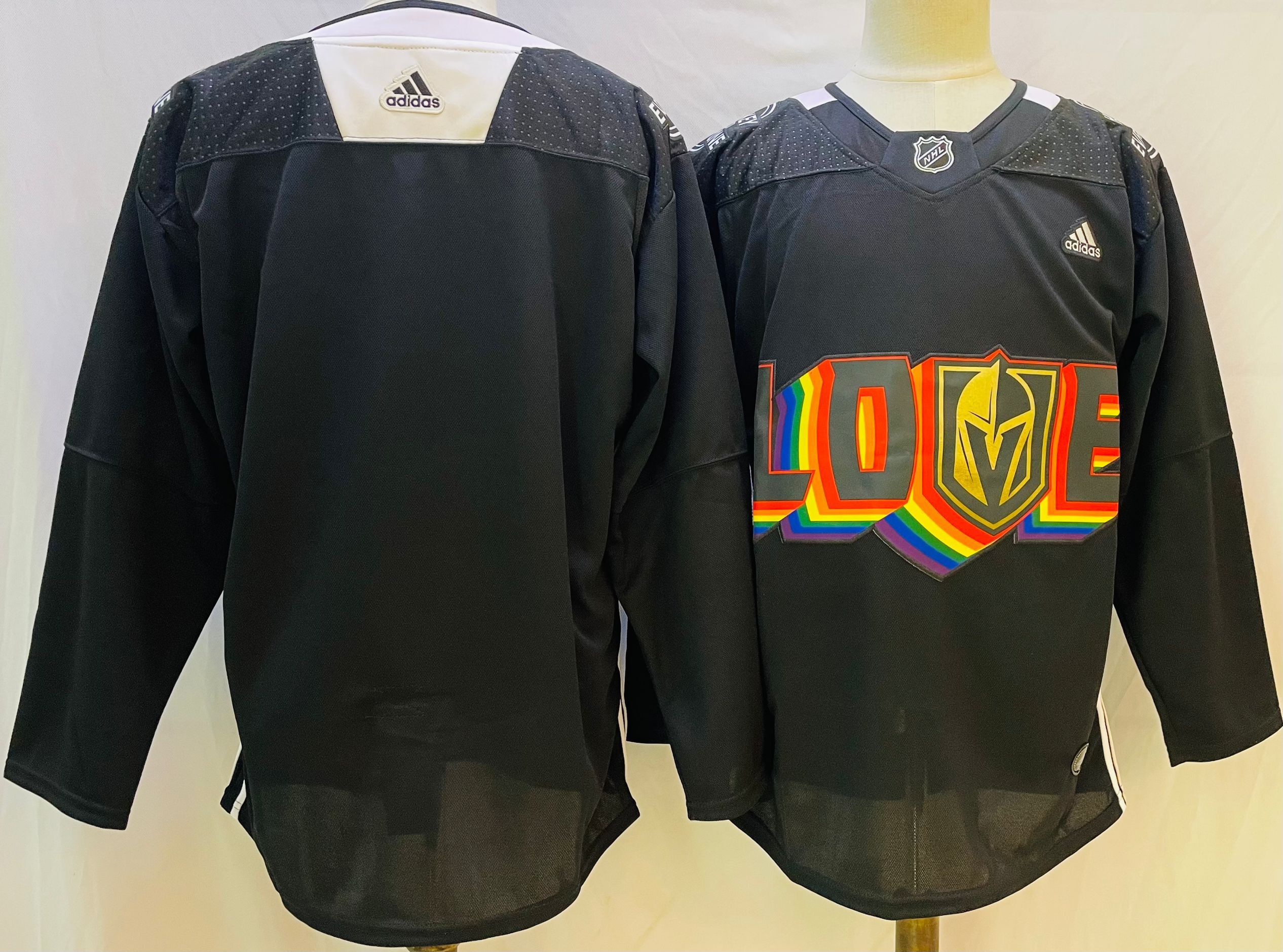 Men Vegas Golden Knights Blank Black gold Stitched 2022 Adidas NHL Jersey->more nhl jerseys->NHL Jersey